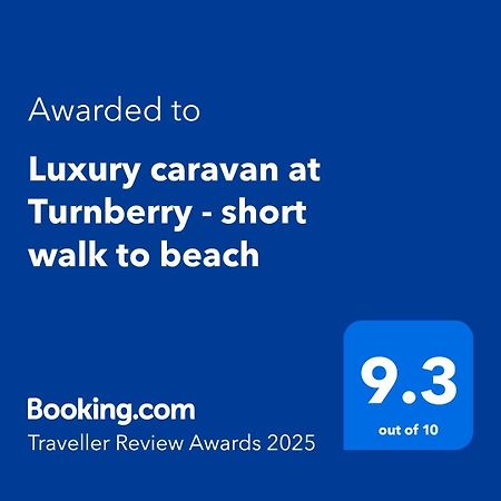 Luxury Caravan At Turnberry - Short Walk To Beach 格文 外观 照片