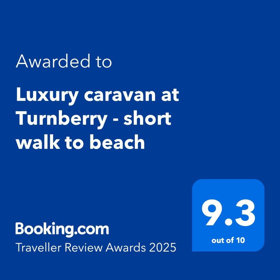 Luxury Caravan At Turnberry - Short Walk To Beach 格文 外观 照片